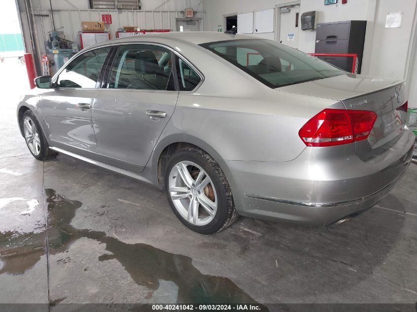 2013 Volkswagen Passat 2.0L Tdi Sel Premium VIN: 1VWCN7A38DC020417 Lot: 40241042