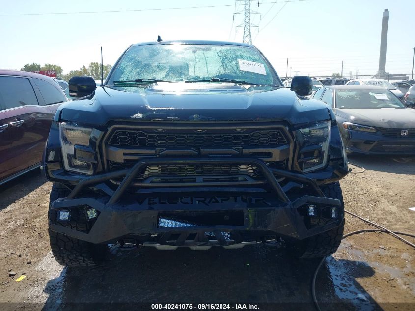 2019 Ford F-150 Raptor VIN: 1FTFW1RG9KFA77948 Lot: 40241075