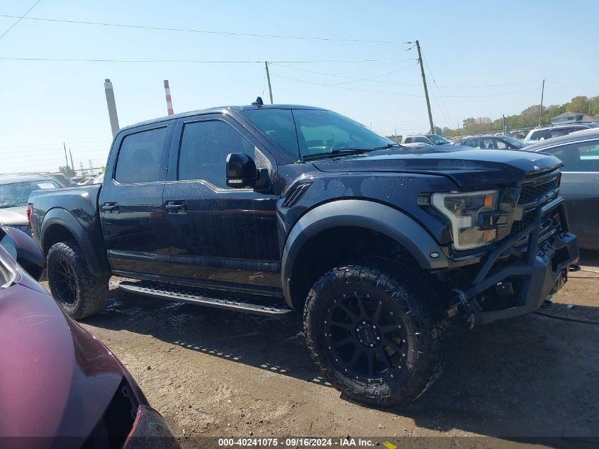 2019 Ford F-150 Raptor VIN: 1FTFW1RG9KFA77948 Lot: 40241075