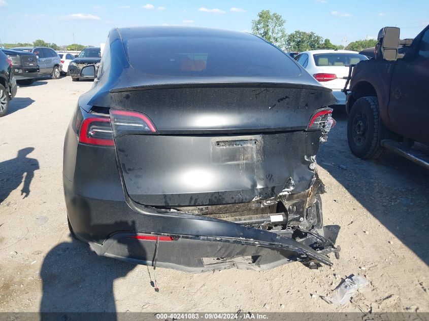 2023 Tesla Model Y Awd/Performance Dual Motor All-Wheel Drive VIN: 7SAYGDEF1PF614346 Lot: 40241083