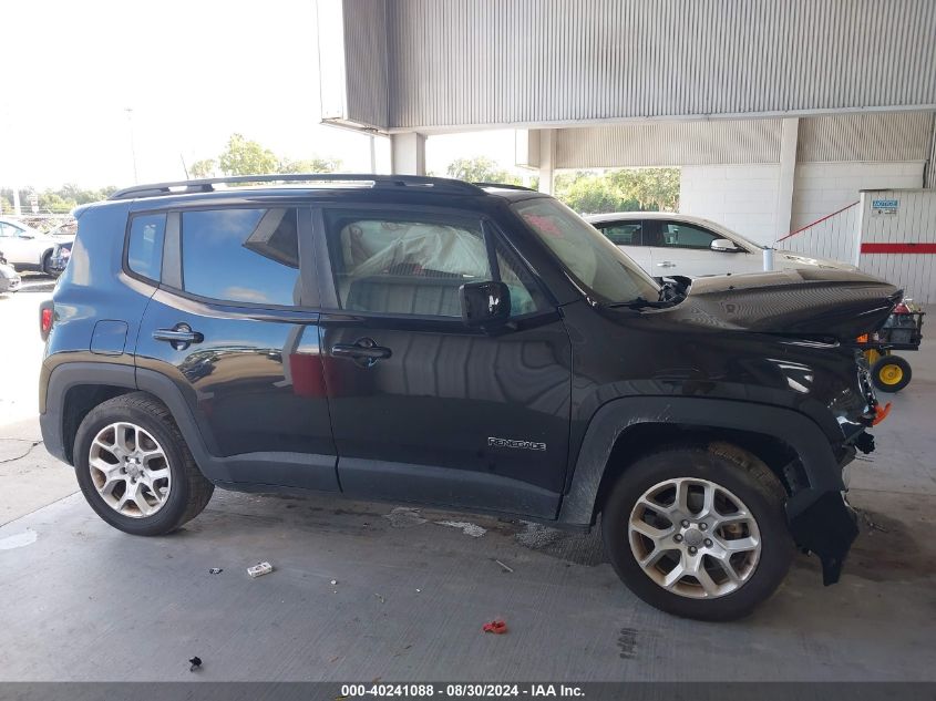 2018 Jeep Renegade Latitude Fwd VIN: ZACCJABB0JPJ49337 Lot: 40241088