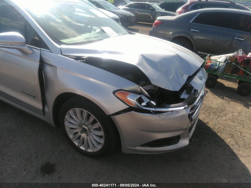 2014 Ford Fusion Se Hybrid VIN: 3FA6P0LU0ER368647 Lot: 40241171