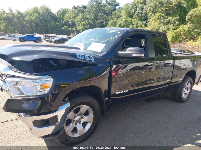 2022 Ram 1500 Big Horn Quad Cab 4X4 6'4 Box VIN: 1C6SRFBT1NN129679 Lot: 40241180