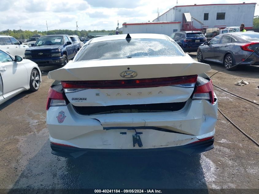 5NPLM4AGXNH068708 2022 Hyundai Elantra Sel