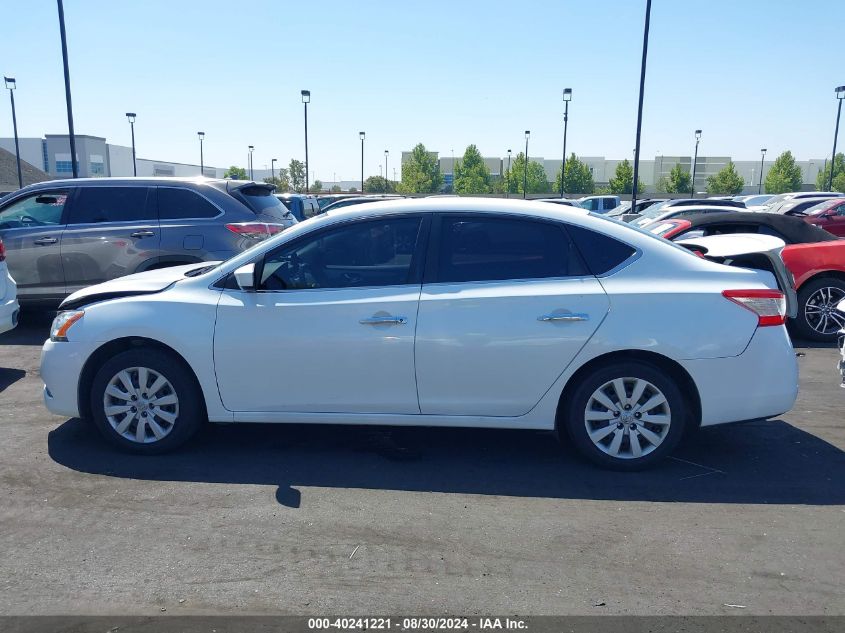 2014 Nissan Sentra Fe+ S VIN: 3N1AB7AP0EY294745 Lot: 40241221