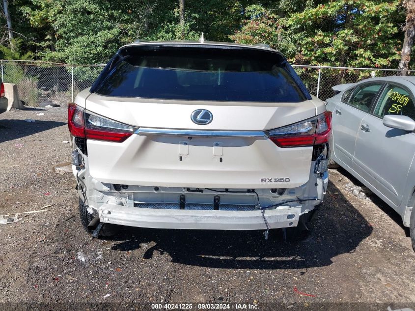 2017 Lexus Rx 350 VIN: 2T2BZMCA5HC085554 Lot: 40241225