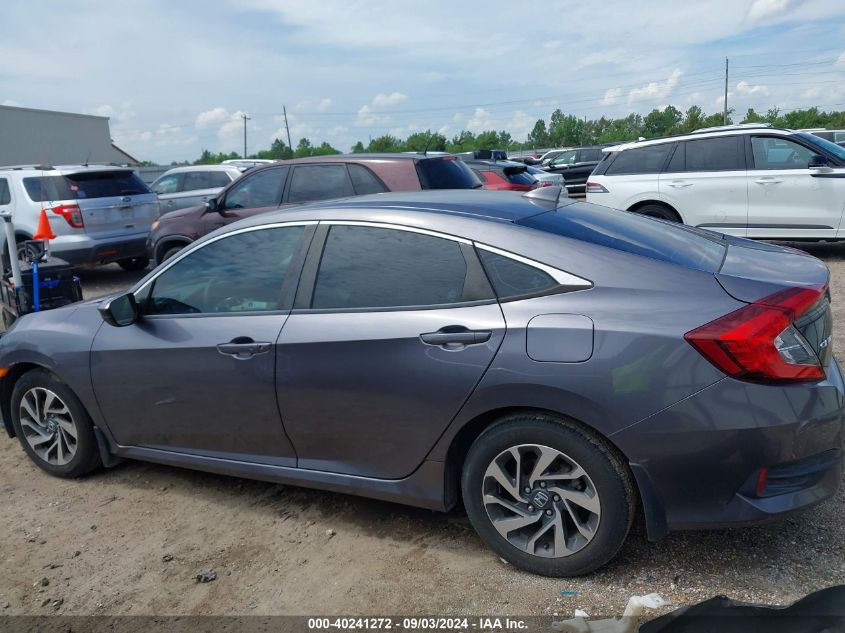 2018 Honda Civic Ex VIN: 19XFC2F74JE013487 Lot: 40241272