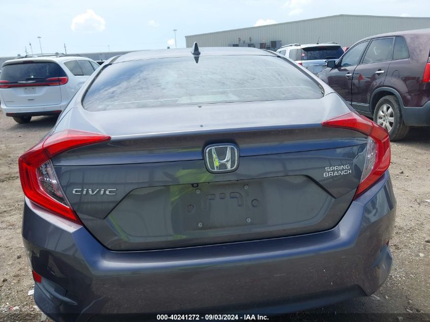 2018 Honda Civic Ex VIN: 19XFC2F74JE013487 Lot: 40241272