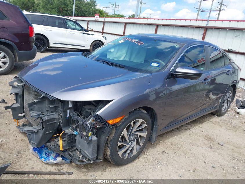 2018 Honda Civic Ex VIN: 19XFC2F74JE013487 Lot: 40241272