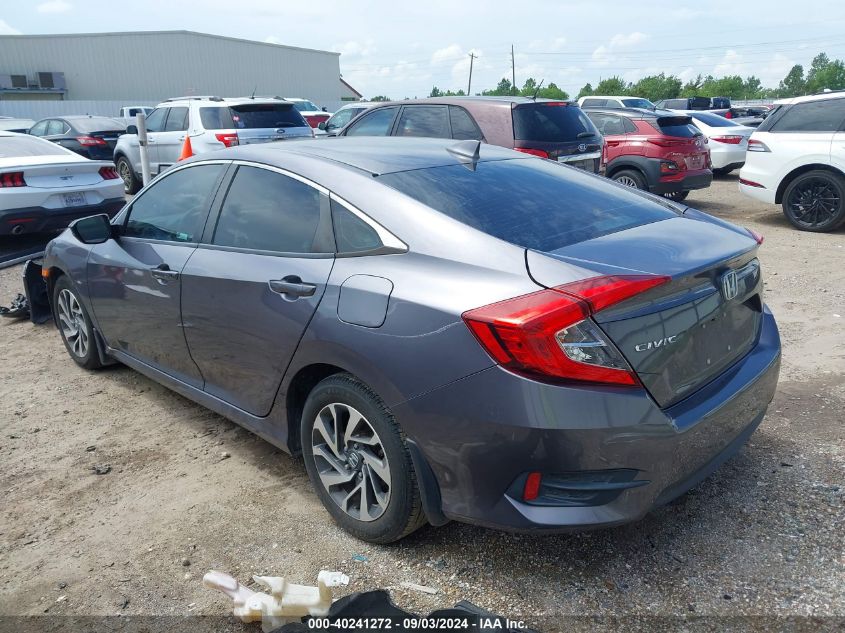 2018 Honda Civic Ex VIN: 19XFC2F74JE013487 Lot: 40241272