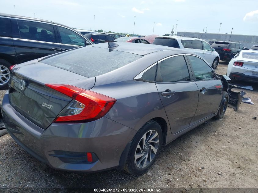 2018 Honda Civic Ex VIN: 19XFC2F74JE013487 Lot: 40241272