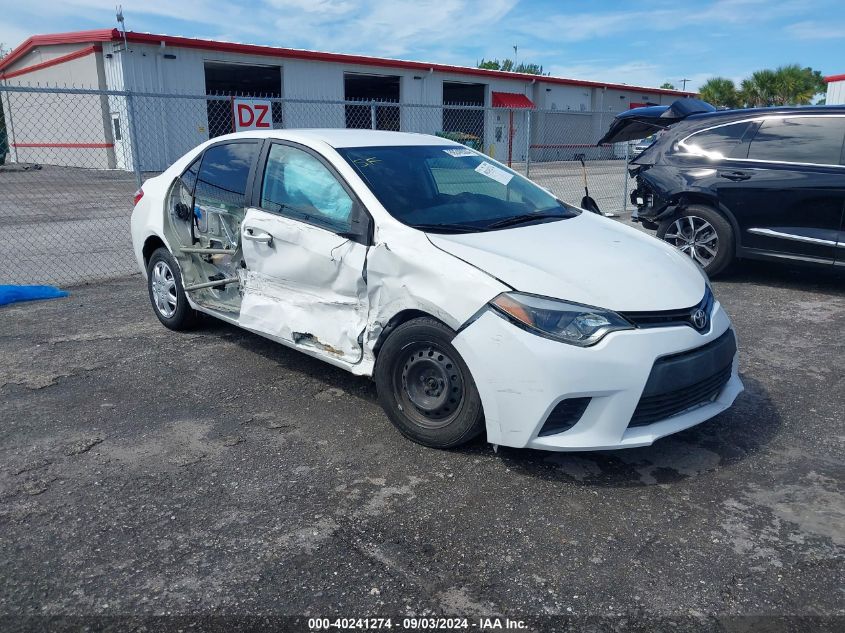 2016 Toyota Corolla L VIN: 2T1BURHE4GC678395 Lot: 40241274