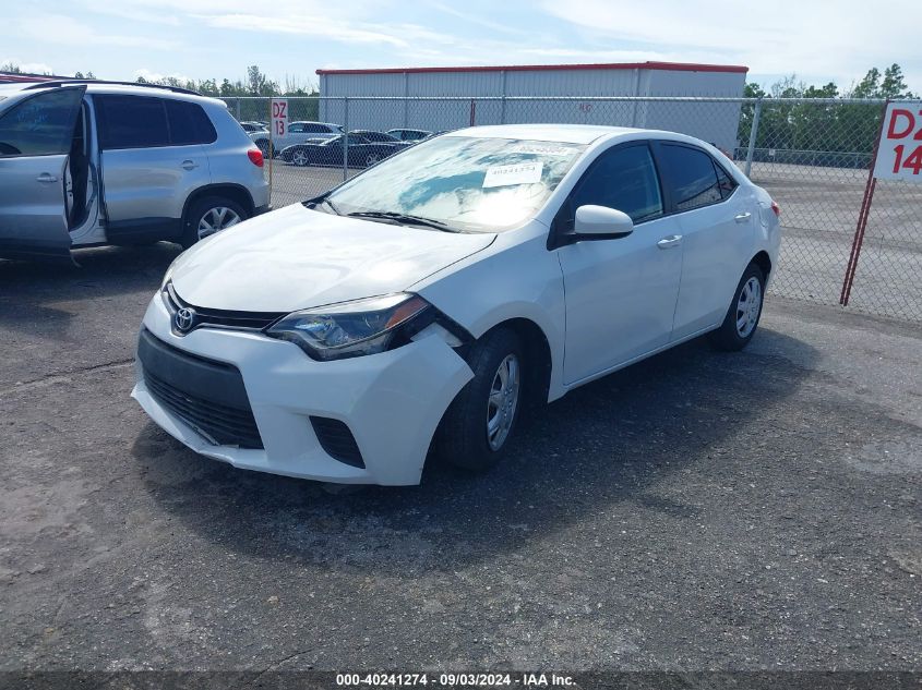 2016 Toyota Corolla L VIN: 2T1BURHE4GC678395 Lot: 40241274