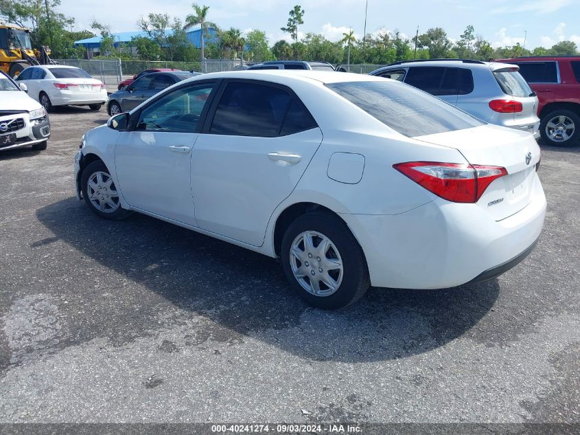 2016 Toyota Corolla L VIN: 2T1BURHE4GC678395 Lot: 40241274