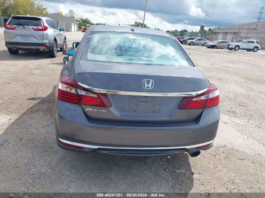 2017 Honda Accord Ex-L VIN: 1HGCR2F86HA026668 Lot: 40241291