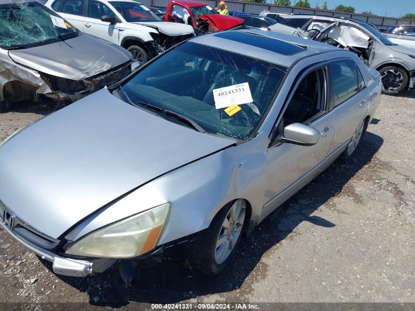 2006 Honda Accord 3.0 Ex VIN: 1HGCM66596A007850 Lot: 40241331