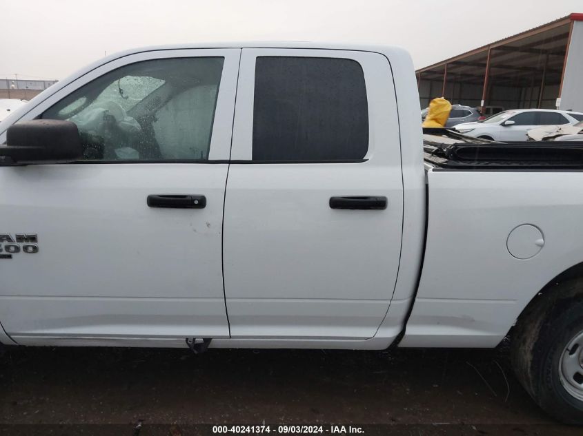 2019 Ram 1500 Classic Tradesman Quad Cab 4X4 6'4 Box VIN: 1C6RR7FT7KS682462 Lot: 40241374