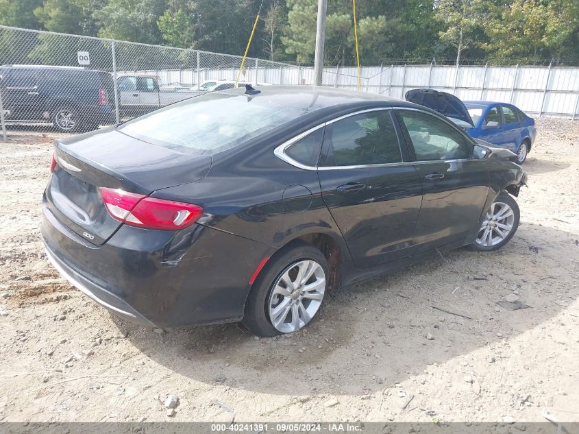 2017 Chrysler 200 Limited Platinum VIN: 1C3CCCAB2HN507295 Lot: 40241391