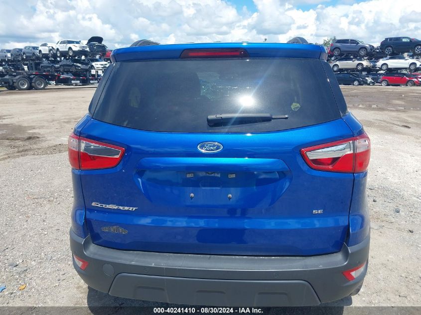 2021 Ford Ecosport Se VIN: MAJ3S2GE0MC437205 Lot: 40241410