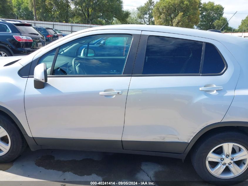 2020 Chevrolet Trax Fwd Ls VIN: 3GNCJKSB9LL204346 Lot: 40241414