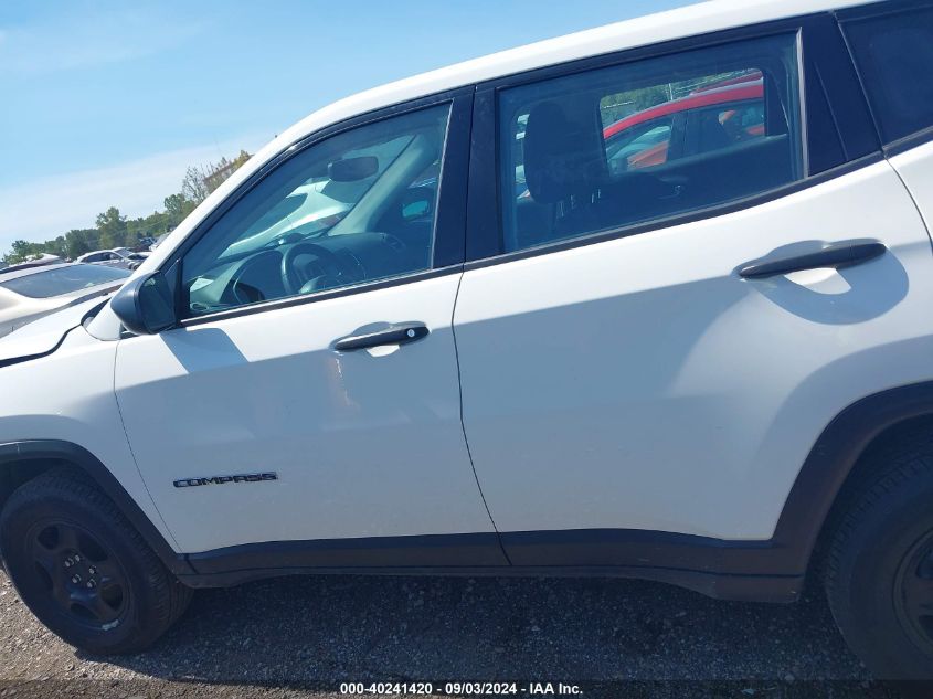 2019 Jeep Compass Sport 4X4 VIN: 3C4NJDAB0KT638071 Lot: 40241420