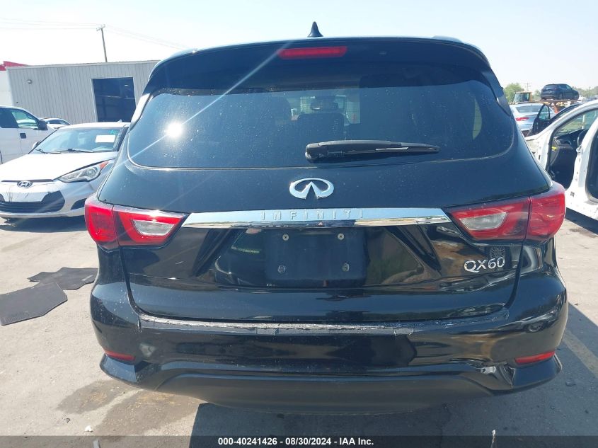 2017 Infiniti Qx60 VIN: 5N1DL0MM7HC555698 Lot: 40241426