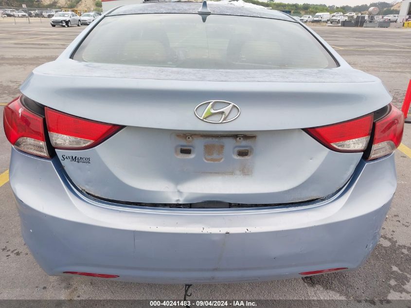 2012 Hyundai Elantra Gls (Ulsan Plant) VIN: KMHDH4AE6CU197857 Lot: 40241483