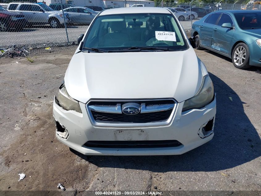 2012 Subaru Impreza 2.0I VIN: JF1GJAA60CH018708 Lot: 40241520