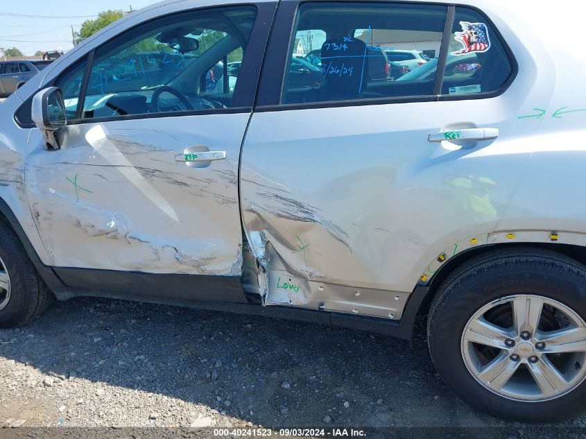 2020 Chevrolet Trax Fwd Ls VIN: KL7CJKSB7LB327361 Lot: 40241523