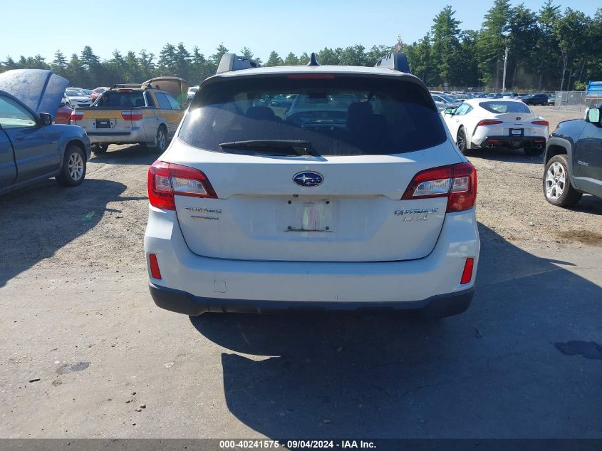 2016 Subaru Outback 2.5I Premium VIN: 4S4BSACC0G3302276 Lot: 40241575