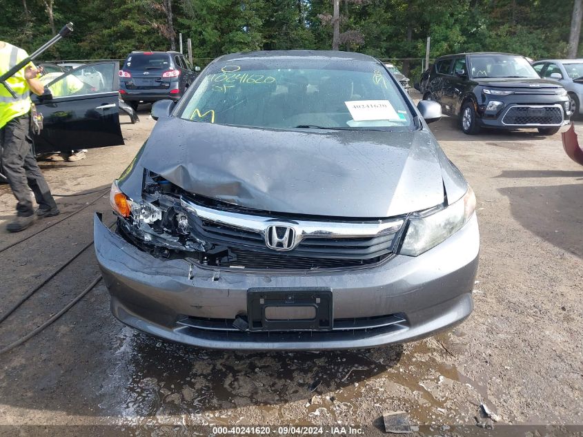 2012 Honda Civic Lx VIN: 19XFB2F58CE388416 Lot: 40241620