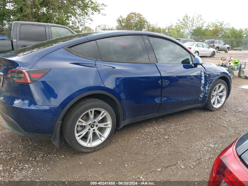 2021 Tesla Model Y Long Range Dual Motor All-Wheel Drive VIN: 5YJYGDEE6MF200494 Lot: 40241655