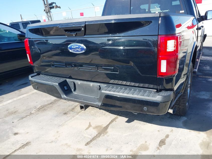 2018 Ford F-150 Lariat VIN: 1FTFW1E12JFE48514 Lot: 40241674