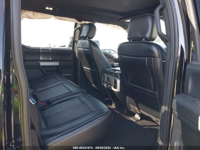 2018 FORD F-150 LARIAT - 1FTFW1E12JFE48514