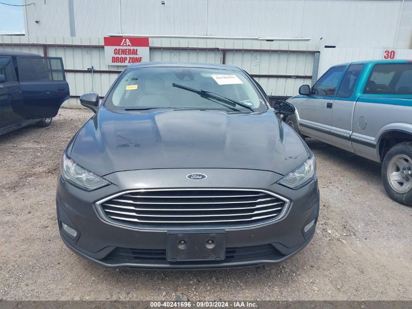 2019 Ford Fusion Se VIN: 3FA6P0HD4KR198393 Lot: 40241696