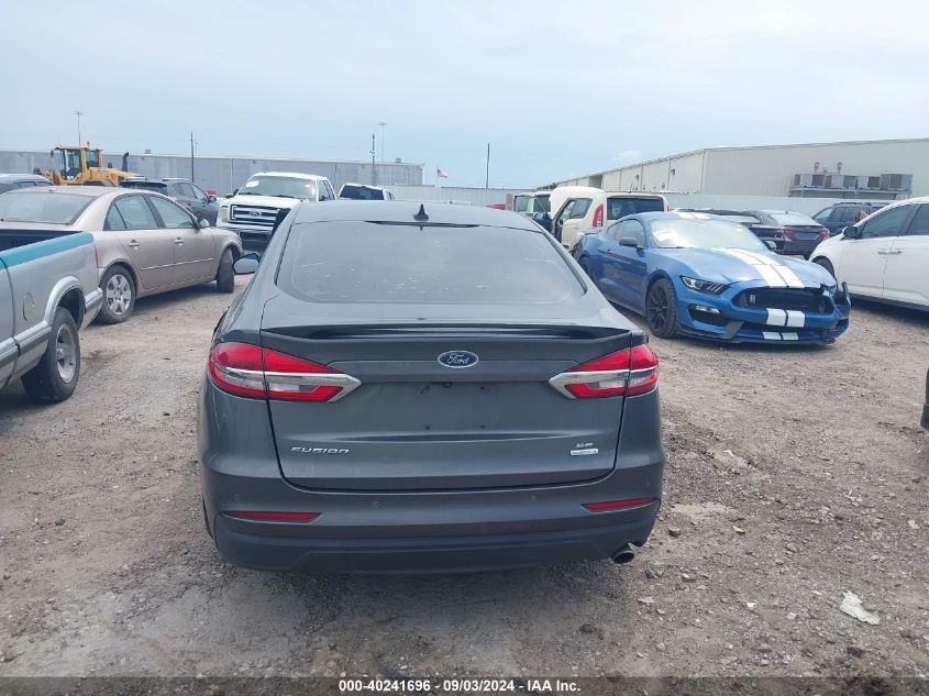 2019 Ford Fusion Se VIN: 3FA6P0HD4KR198393 Lot: 40241696