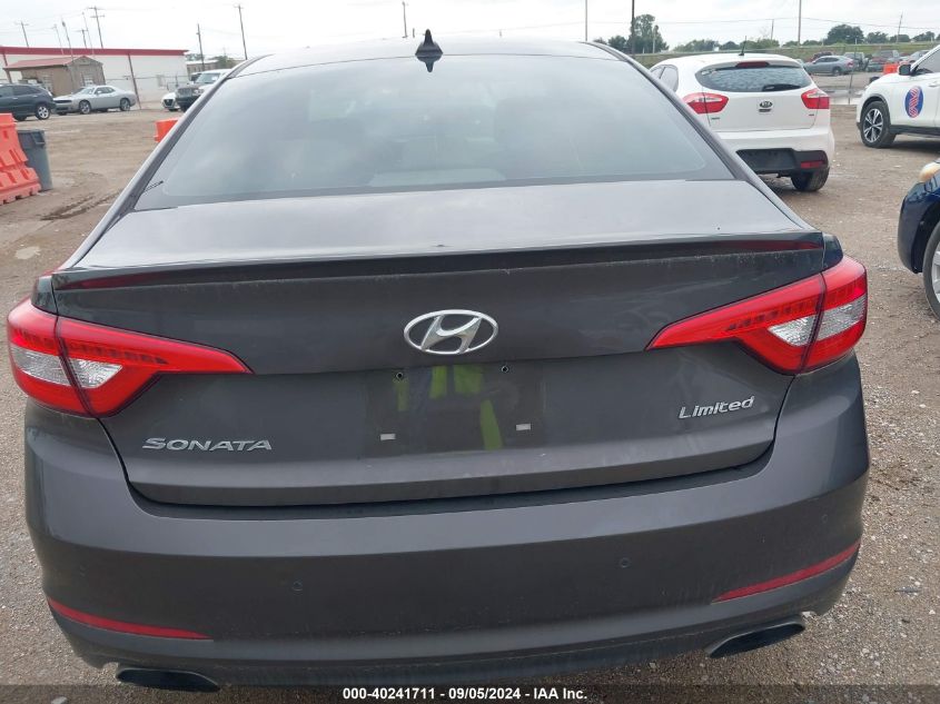 2017 Hyundai Sonata Sport/Limited VIN: 5NPE34AF6HH481524 Lot: 40241711