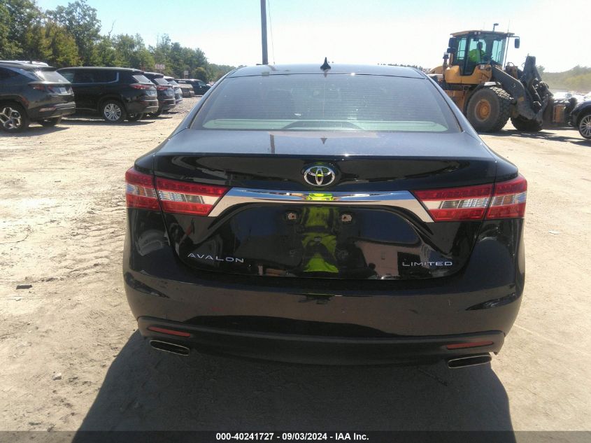 2015 Toyota Avalon Limited VIN: 4T1BK1EB1FU157018 Lot: 40241727