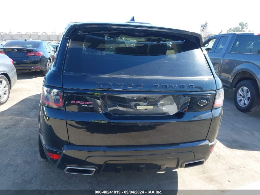 2020 Land Rover Range Rover Sport Hse Dynamic VIN: SALWR2SE1LA897227 Lot: 40241819