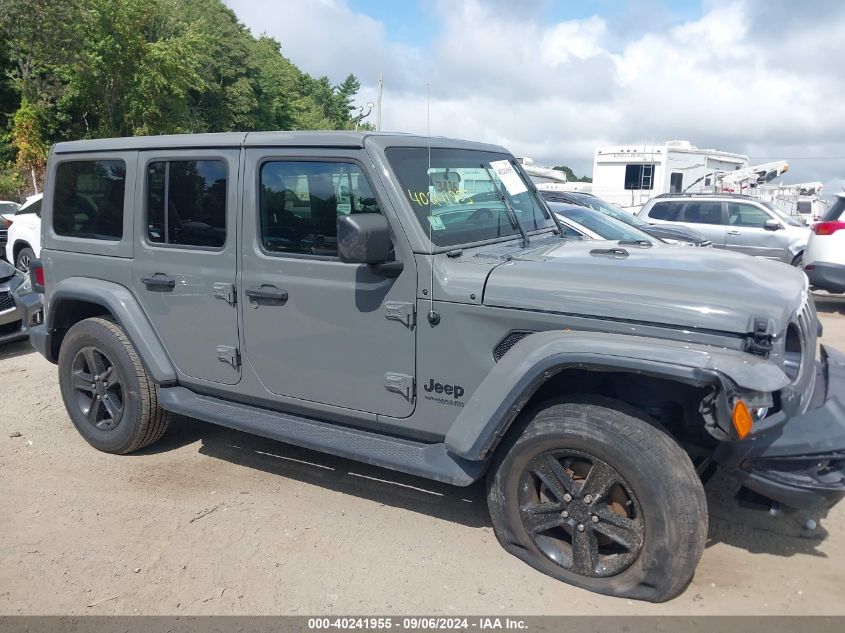 2020 Jeep Wrangler Unlimited Sahara Altitude 4X4 VIN: 1C4HJXEN4LW242904 Lot: 40241955