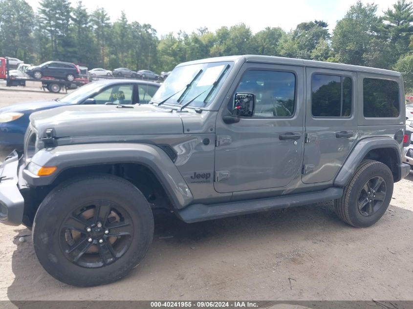 2020 Jeep Wrangler Unlimited Sahara Altitude 4X4 VIN: 1C4HJXEN4LW242904 Lot: 40241955