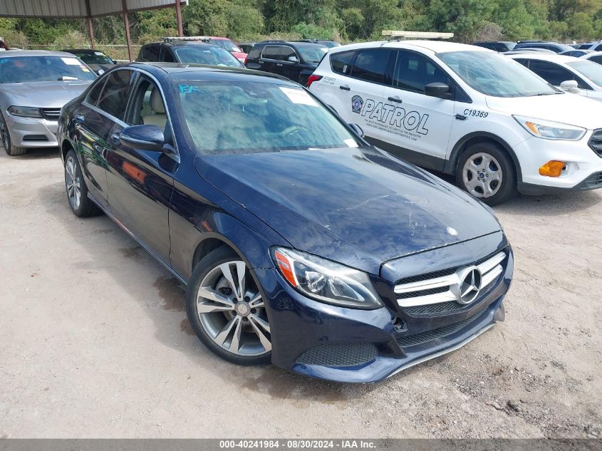 55SWF4KB7GU139535 2016 MERCEDES-BENZ C CLASS - Image 1