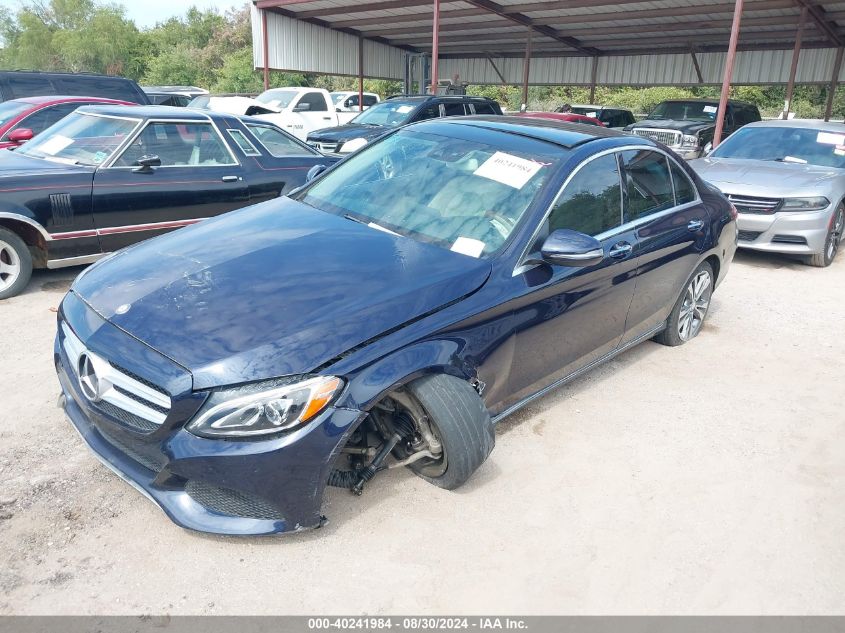 55SWF4KB7GU139535 2016 MERCEDES-BENZ C CLASS - Image 2