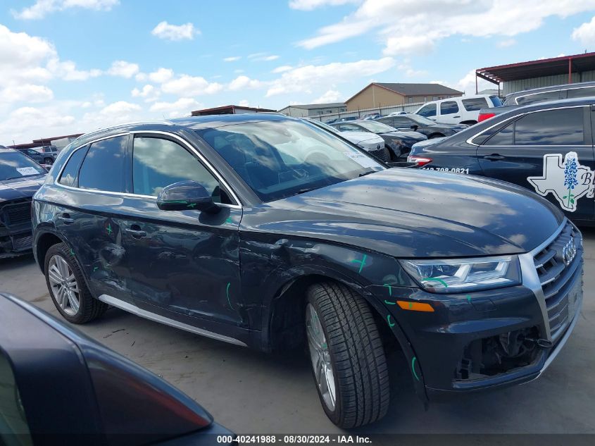 2018 Audi Q5 2.0T Premium/2.0T Tech Premium VIN: WA1BNAFY5J2020032 Lot: 40241988