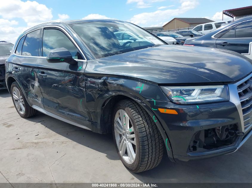 2018 Audi Q5 2.0T Premium/2.0T Tech Premium VIN: WA1BNAFY5J2020032 Lot: 40241988