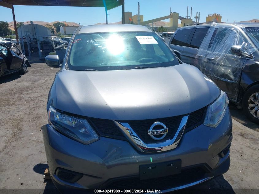 2016 Nissan Rogue S/Sl/Sv VIN: 5N1AT2MT9GC796473 Lot: 40241989