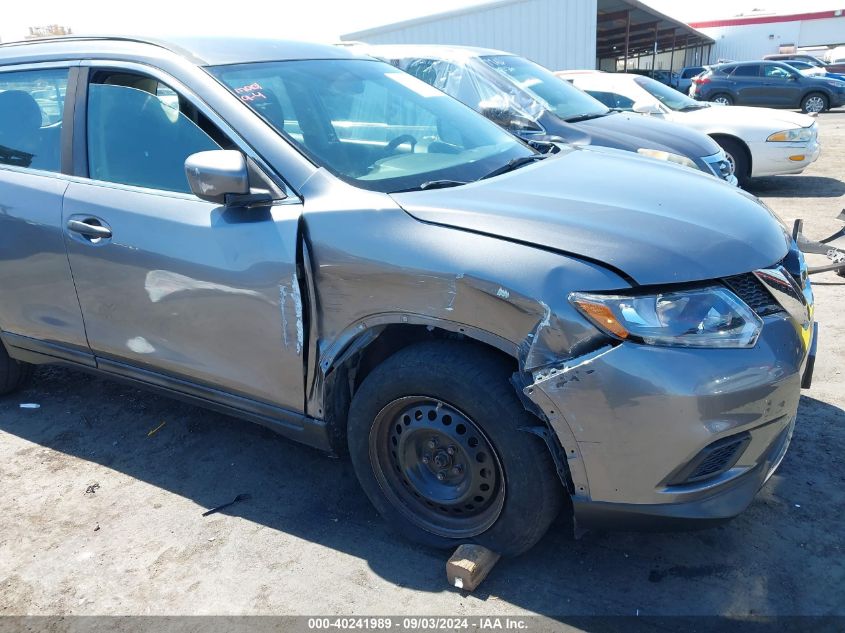 2016 Nissan Rogue S/Sl/Sv VIN: 5N1AT2MT9GC796473 Lot: 40241989