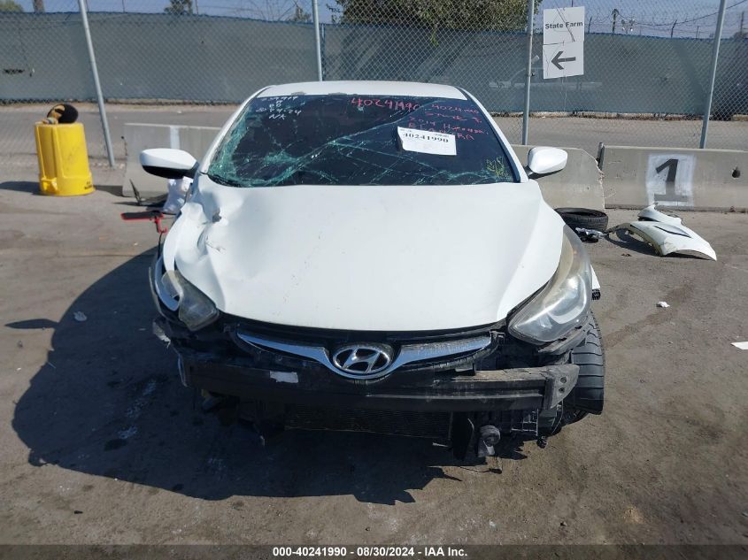 2014 Hyundai Elantra Se VIN: 5NPDH4AE8EH524907 Lot: 40241990