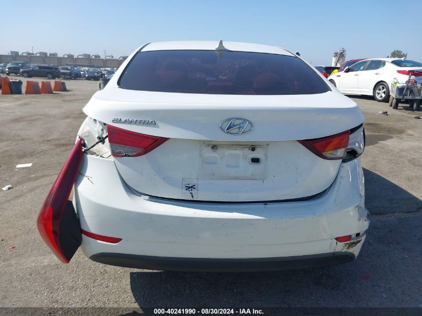 2014 Hyundai Elantra Se VIN: 5NPDH4AE8EH524907 Lot: 40241990