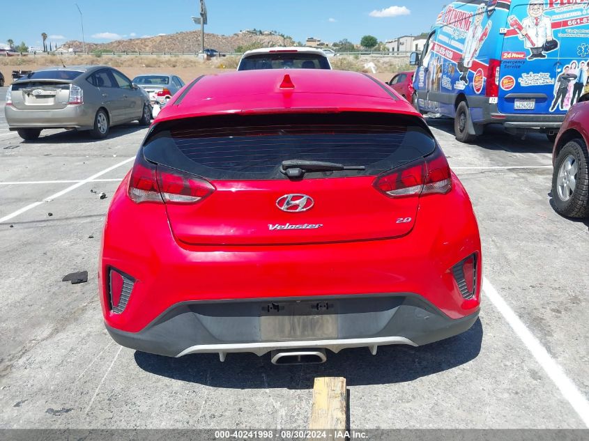 2020 Hyundai Veloster 2.0 VIN: KMHTG6AF9LU020870 Lot: 40241998